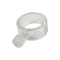 Global Flags Unlimited Clear Plastic EZ Mount Flag Ring 0.75" 204250